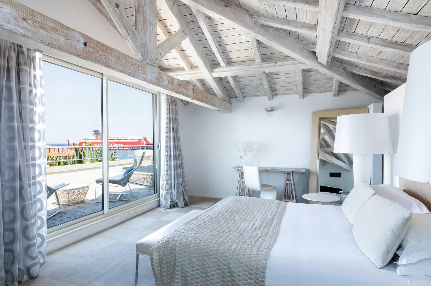 Chambre Deluxe vue mer | Best Western Premier Hôtel Santa Maria à l'Île-Rousse