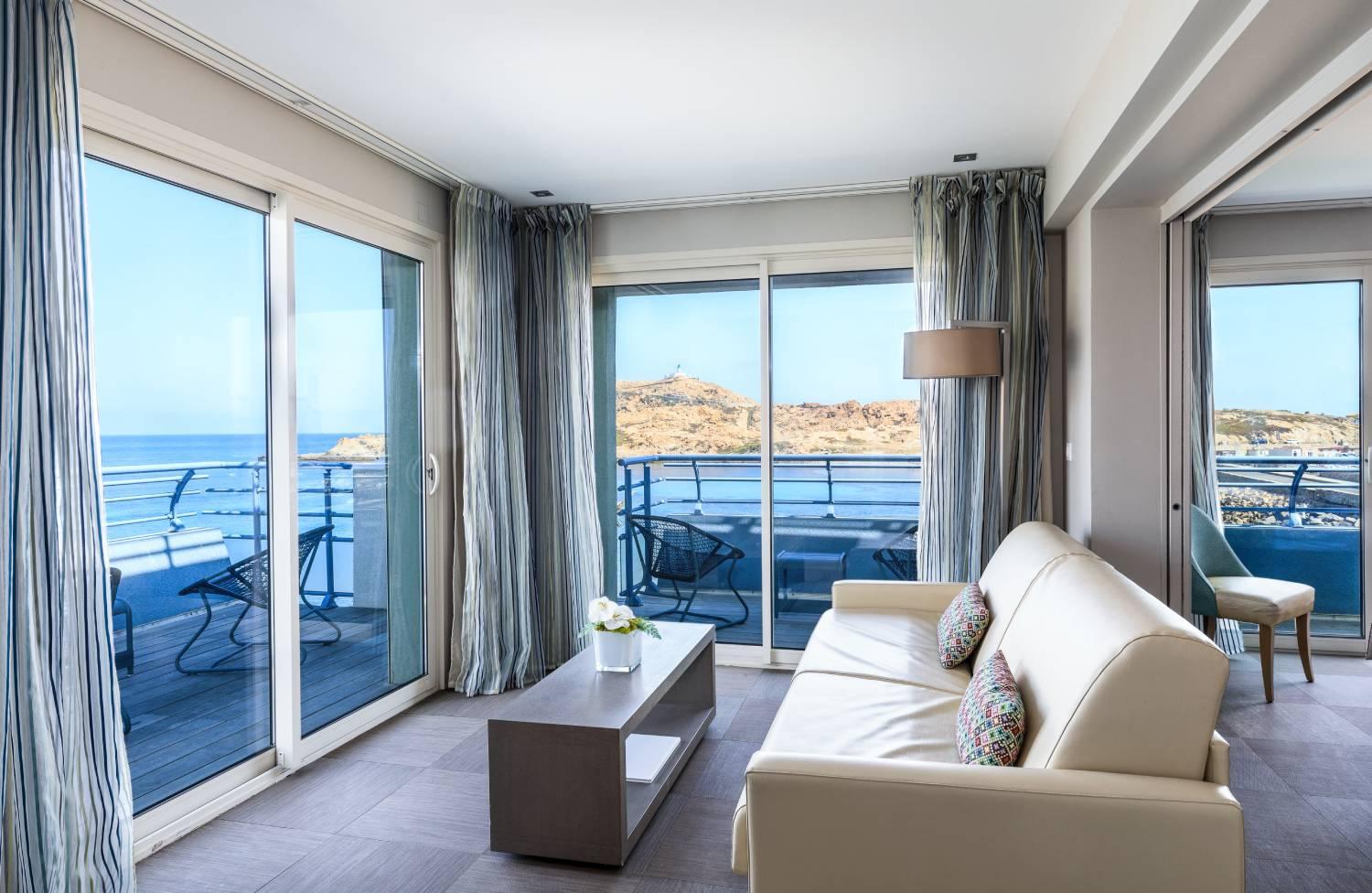 Suite Junior vue mer | Best Western Premier Hôtel Santa Maria à l'Île-Rousse