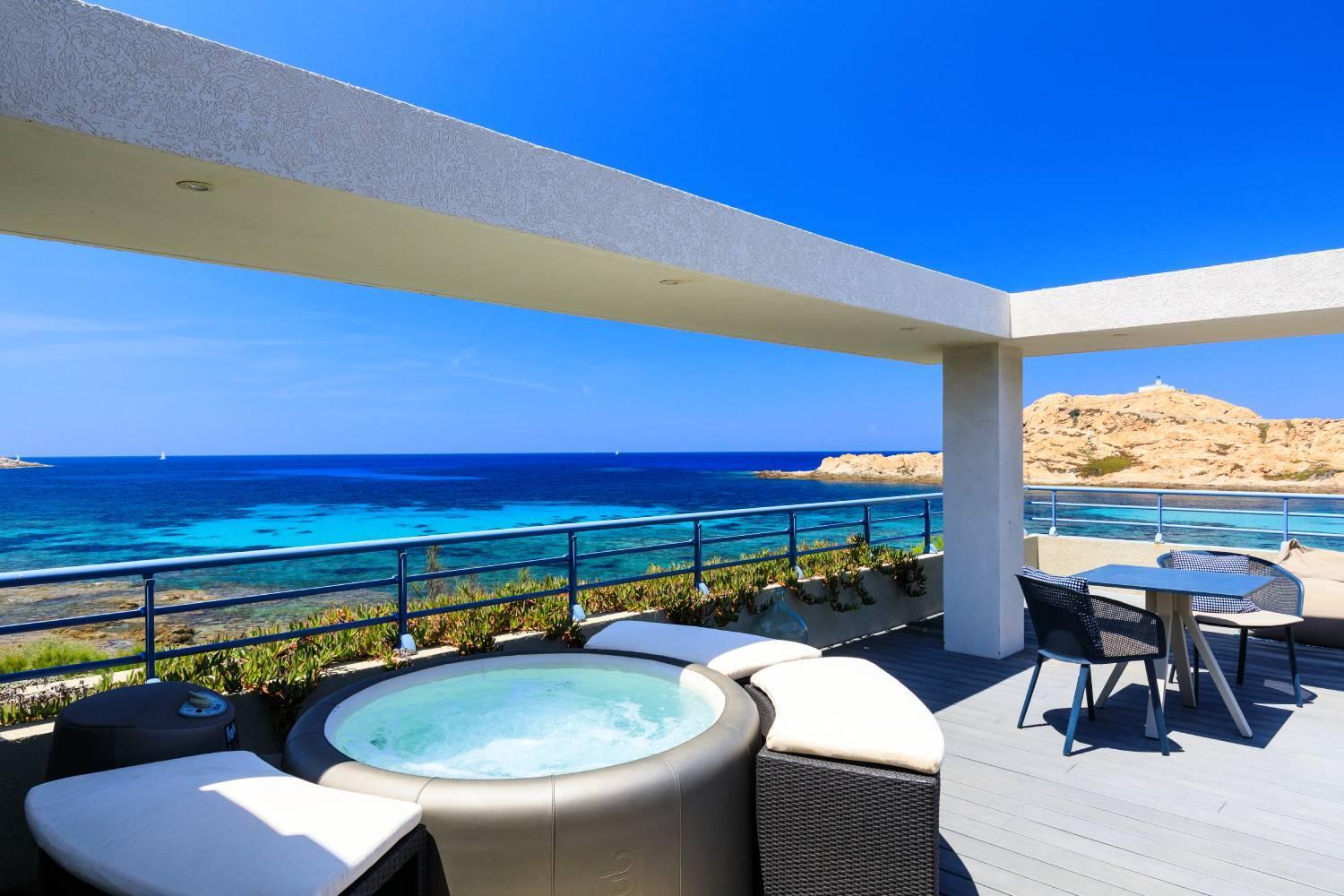 Chambre Prestige vue mer | Best Western Premier Hôtel Santa Maria à l'Île-Rousse