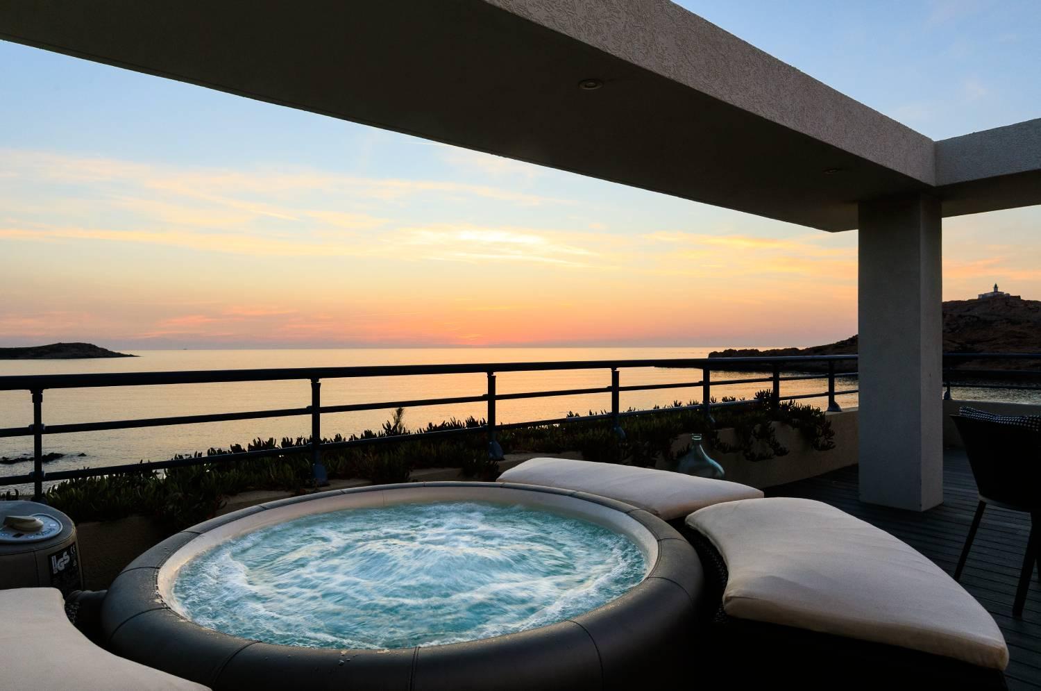 Chambre Prestige vue mer | Best Western Premier Hôtel Santa Maria à l'Île-Rousse