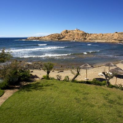 Plage Privee Hotel Ile Rousse Santa Maria 9